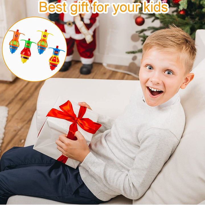 20PCS  Light up Spinning Tops for Kids, LED Light up Flashing Spinning Tops，Gyroscope Novelty Bulk Toys Party Favors