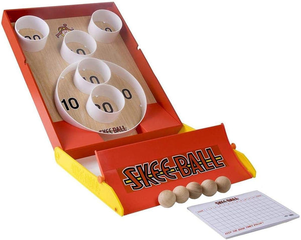Skee-Ball | Portable-Sized Classic Arcade Roll and Score Game for Kids, Adults & Families | Play Outdoor or Indoor