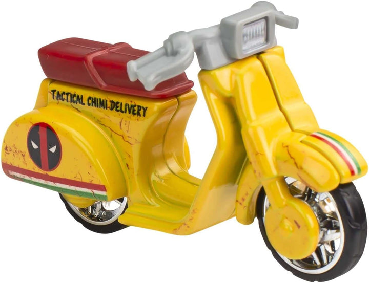 Retro Entertainment Collection,Deadpool Scooter, TV, & Video Games, Iconic Replicas for Play or Display, Gift for Collectors