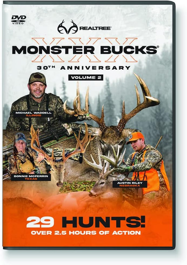 Monster Bucks Productions 2022 Deer, Elk, Big Game, Hunting Video DVD Collection Production