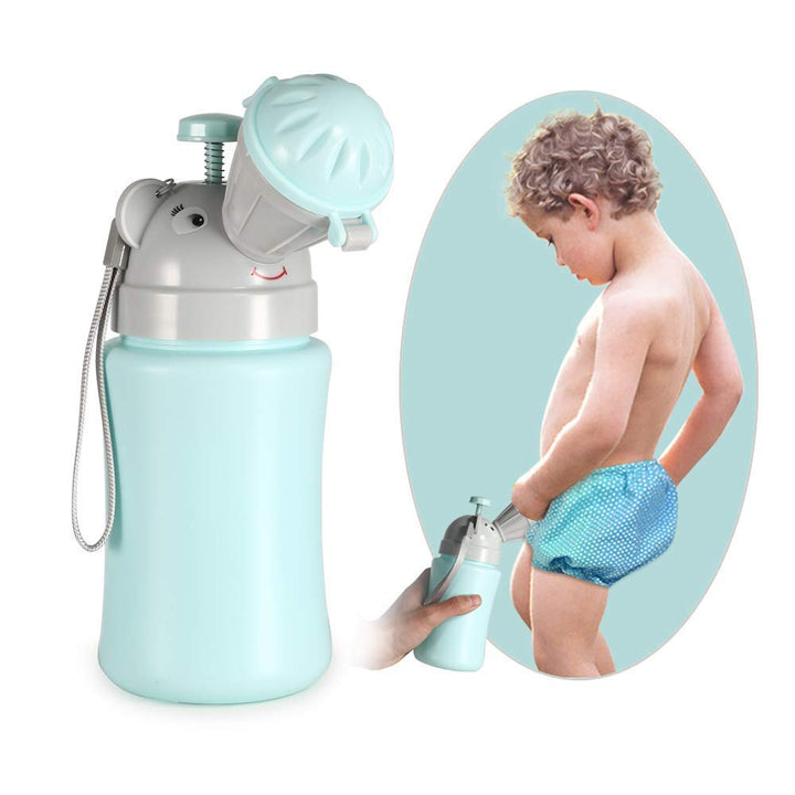 Portable Baby Child Potty Urinal Emergency Toilet for Camping Car Travel and Kid Potty Pee Training (Boy)