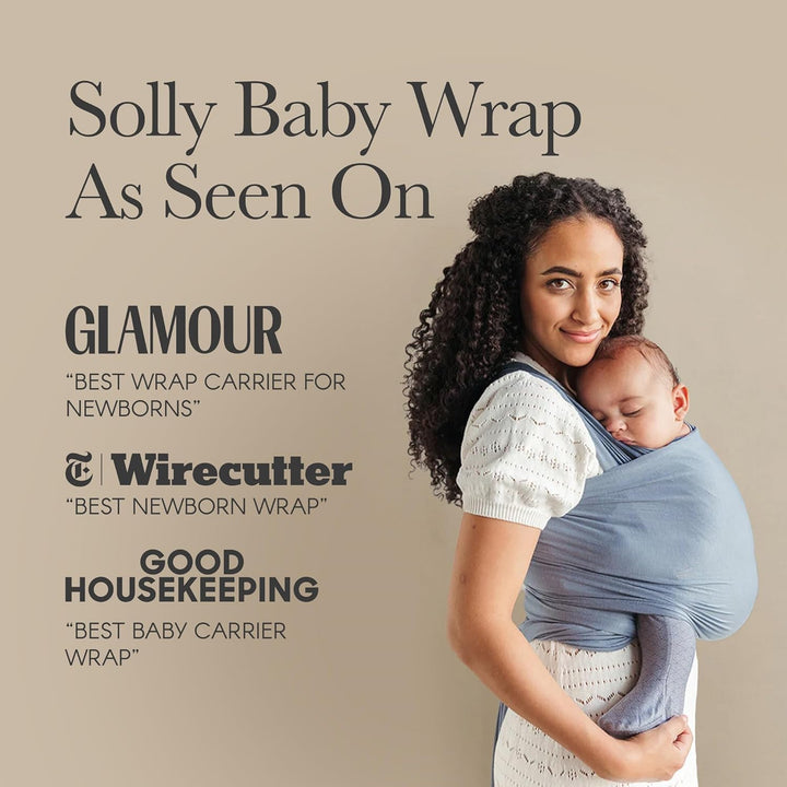 Wrap, Buttery-Soft Baby Carrier Newborn to Toddler 8-25 Lbs., Lightweight & Hands-Free Infant Sling Wrap, Breathable Summer Carrier, Baby Wearing & Postpartum Essential, New Mom Gift, Spelt