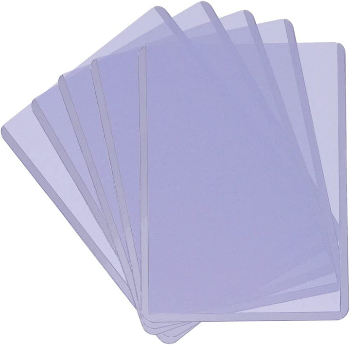 3" X 4" Clear Regular Toploaders for Cards with Card Sleeves Bundle Standard Size 100Ct Trading Baseball Toploader Card Sleeve Protectors