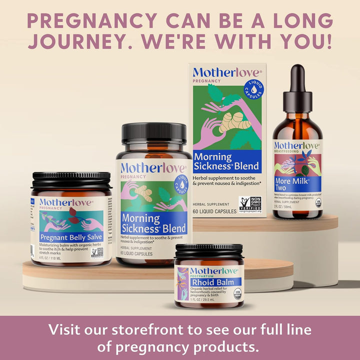 Pregnant Belly Salve (4 Oz) Moisturizing Balm to Use on Growing Belly—Non-Gmo & Organic Herbs