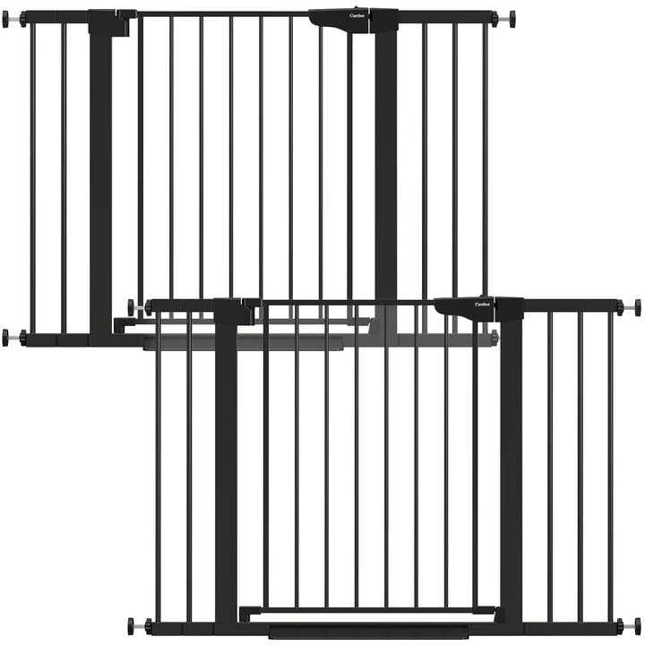 29.7-46" Baby Gate for Stairs, Toddler Safety Essentials for the House, Auto Close Dog Gate for Doorways, Mom'S Choice Awards Winner-Easy Install Pressure Mounted Pet Gates for Dogs, White