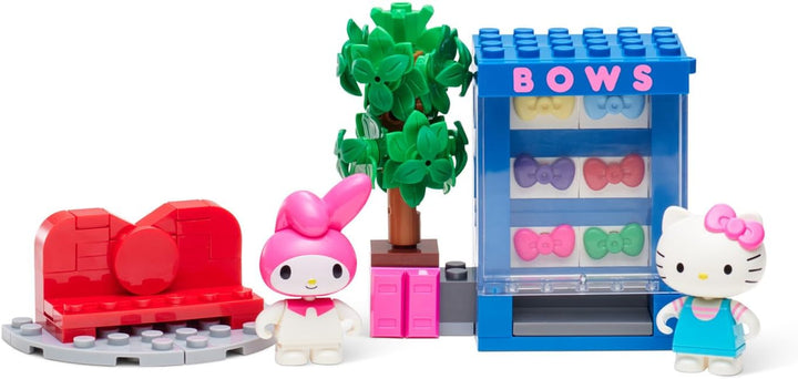 Hello Kitty and Friends Bow Vending Machine Building Set 0112 with Hello Kitty and My Melody Minifigures - Gift for Kids and Sanrio Fans Ages 8+