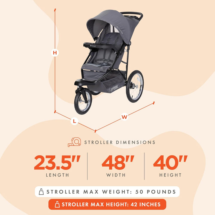 Journey Jogging Stroller, Stellar Grey