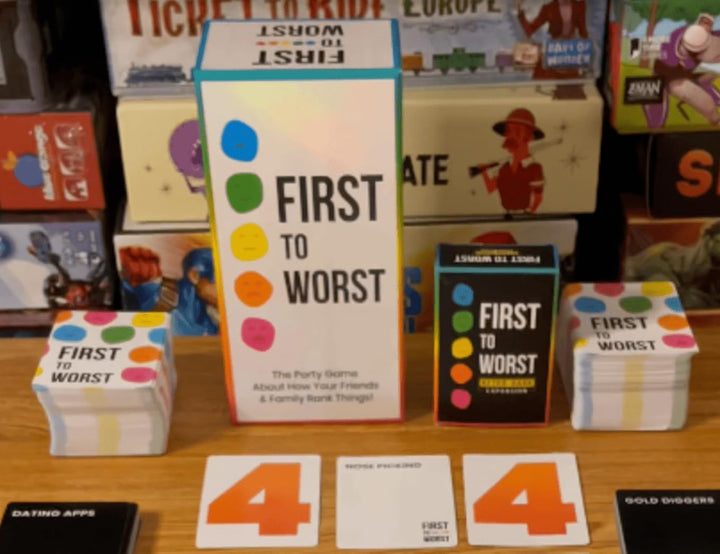 Party Game - the Card Game about How Your Friends and Family Rank Things - for Kids, Tweens, Teens, College Students, Adults, Families, Groups and Fun Parties with Polarizing Priorities