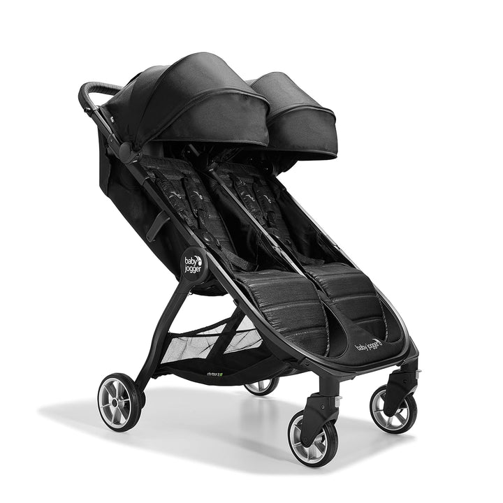 City Tour 2 Ultra-Compact Carry-On Approved Travel Stroller in Pitch Black Lightweight Easy Fold Ideal for Traveling and Everyday Adventures
