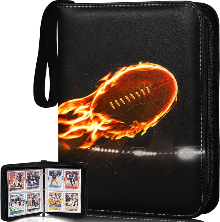 Baseball Card Binder,2024-2025 Sports Trading Card with Sleeves Holder Album,990 Pockets Baseball Card Holder Sheets Display Storage Protectors for Collectors Boys and Girls Gift
