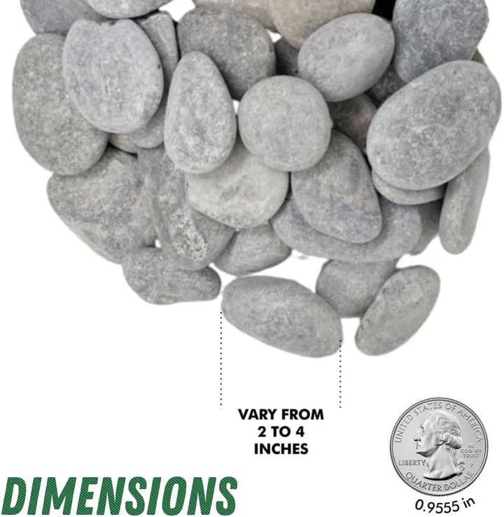 40 Large River Rocks for Painting - Stimulate Your Children’S Creativity with Our Painting Rocks for Kids - Flat and Smooth - Fun & Engaging Rock Painting with the Family - 2-4 Inches