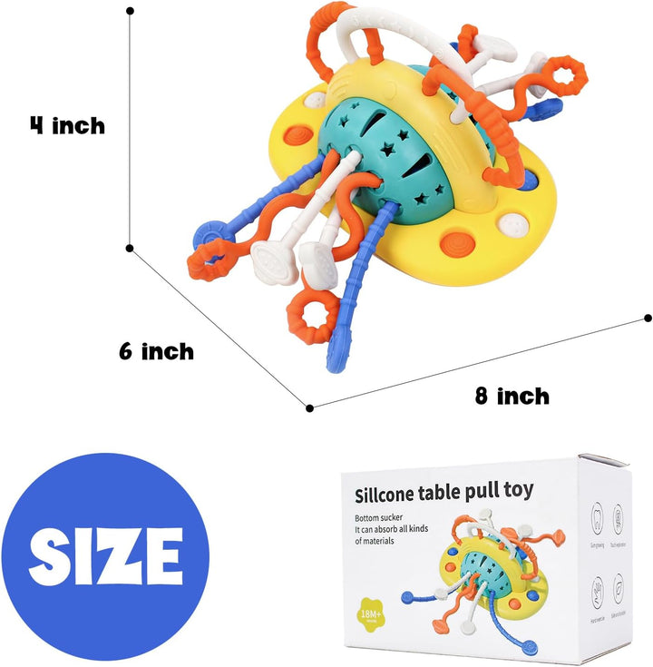 Baby Toys Silicone Suction Cup Toy for High Chair Toddler Sensory Toys for 6 12 Month Baby Montessori Toy for 1 Year