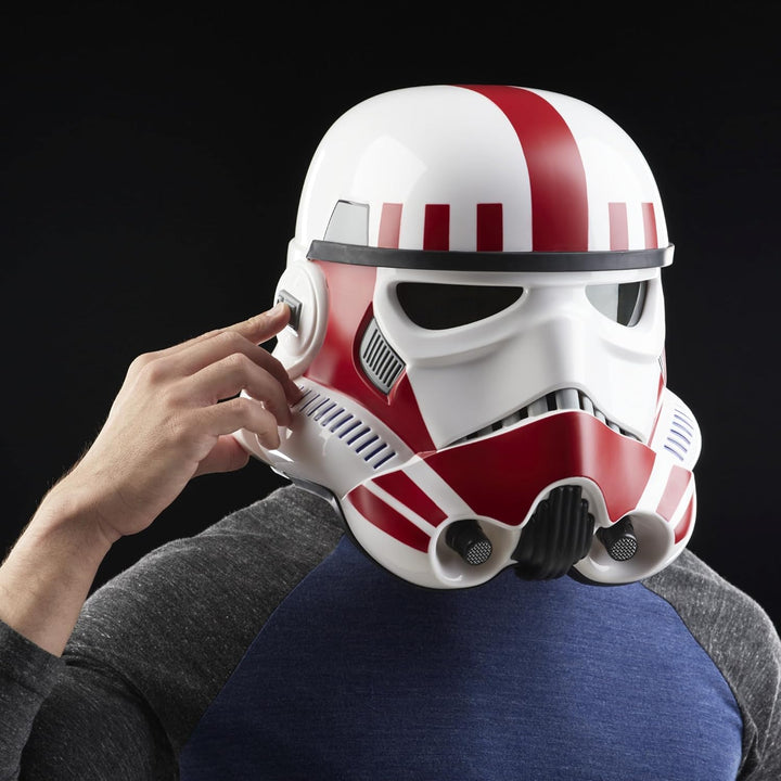 the Black Series Shock Trooper Electronic Helmet