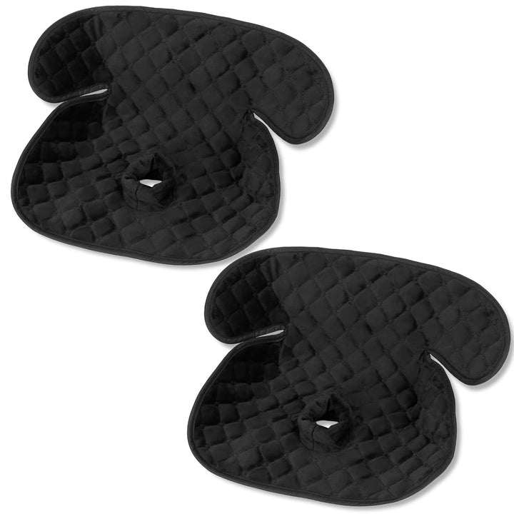 Piddle Pad Car Seat Protector,  Waterproof Liner Potty Training Pads Machine Washable Toddlers Car Seat Baby Infants Saver Cover Mat for Child Stroller, Dinner Chair (Black 2 Pack)