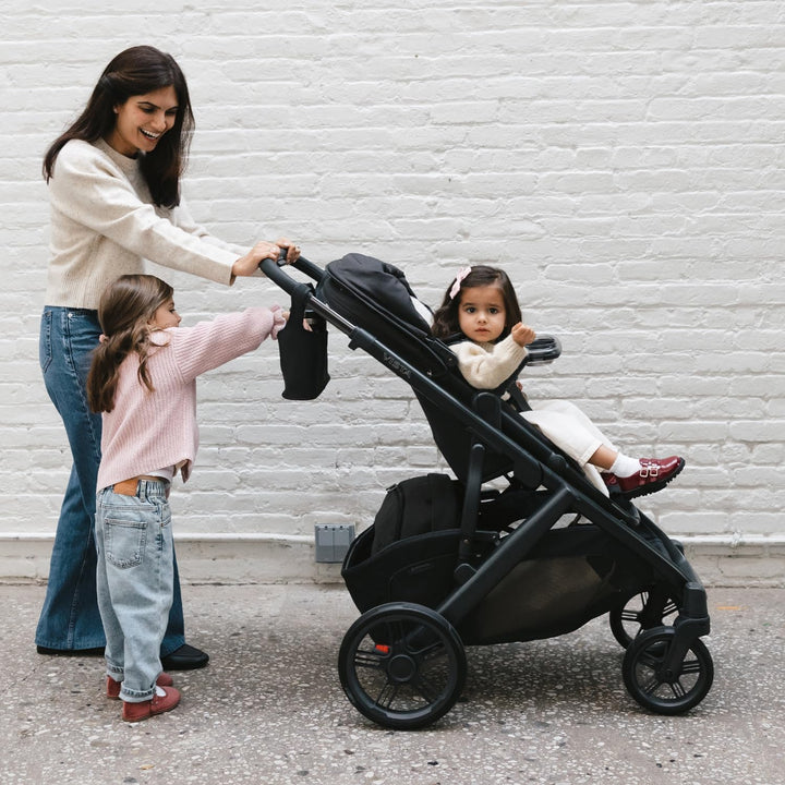 Carry-All Parent Organizer / Fits on Vista, Cruz, Minu, Minu Duo, G-Series Strollers / Secure Zippered Pocket + Beverage Compartments