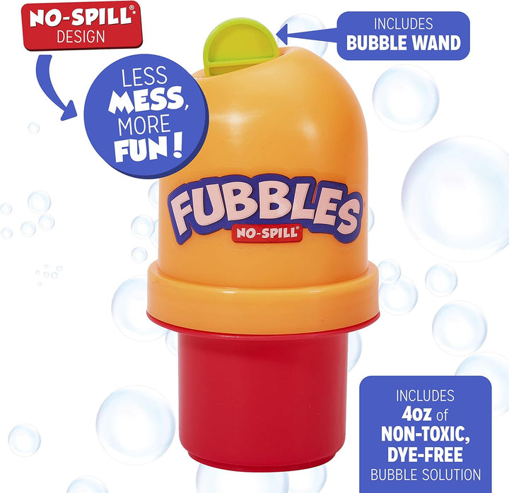 Fubbles No-Spill Bubble Tumbler, (Colors May Vary)