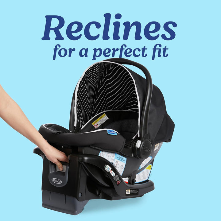 Snugride Lite LX Infant Car Seat, Rear-Facing, Lightweight, Adjustable Base, Easy Install, Studio