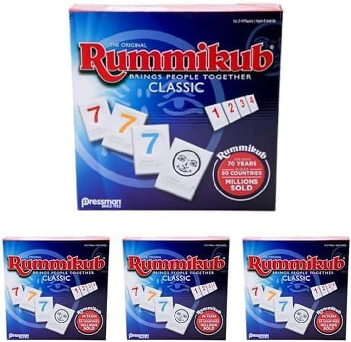 Rummikub - the Original Rummy Tile Game | Exciting Family Game of Strategy and Luck | Promotes STEM Skills | for Kids, Teens, Adults | 2-4 Players, Ages 8+