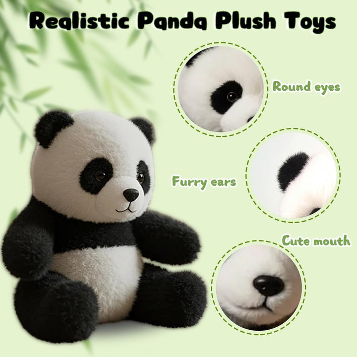 The Pandy - Emotional Healing on Demand, Realistic Panda Plush for Emotional Support, Mimics Natural Movements for Realistic Comfort, Pandy Ai Plush with Ultra-Soft Fur, the Comfort Hug You Have