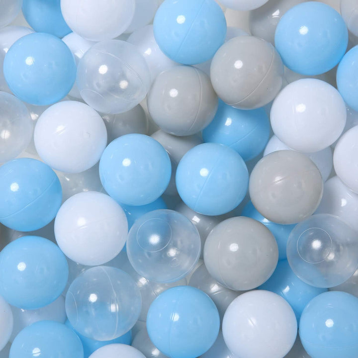 Ball Pit Balls for Toddlers,100Pcs 2.15Inch Crawl Balls BPA Free Crush Proof Playballs Soft Plastic Bals for Toddler, Pool Tent Party Favors Summer Water Bath Toy