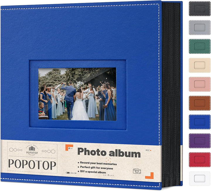 Photo Album 4X6 300 Pockets with Leather Hardcover Cover, Small Photo Album Holder Book with 50Pcs Pages for Family Travel Wedding Baby Gifts