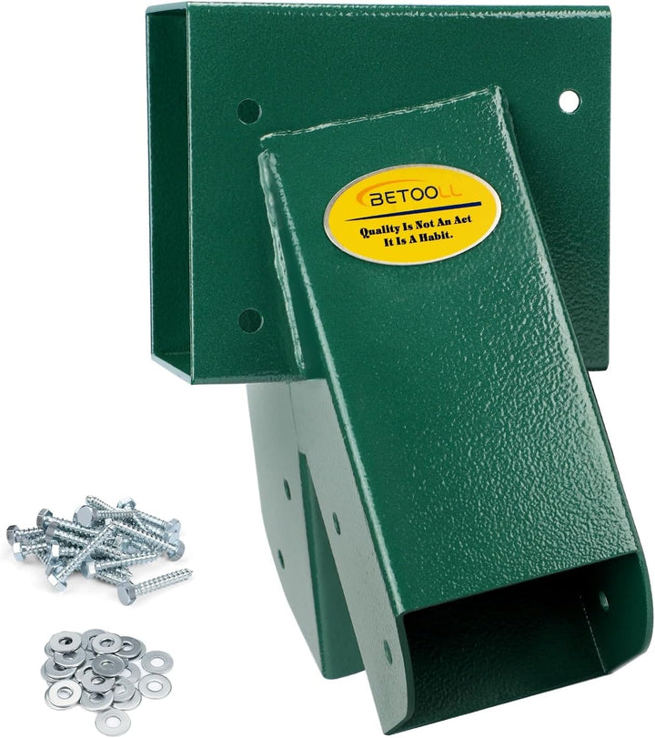 A-Frame 2 Brackets Swing Set Bracket with Mounting Hardware (Green)