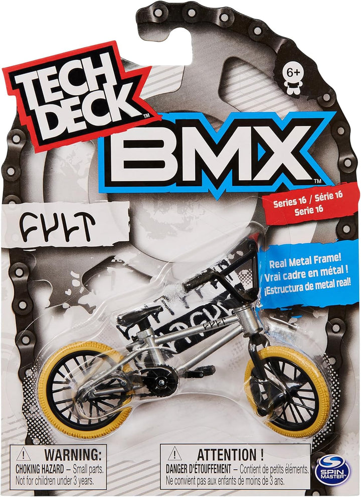 BMX Finger Bike Series 12-Replica Bike Real Metal Frame, Moveable Parts for Flick Tricks Games (Styles Vary)