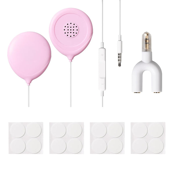 Baby Bump Headphones-Prebatal Belly Speakers for Women during Pregnancy,Play and Share Music to Your Baby(Pink)