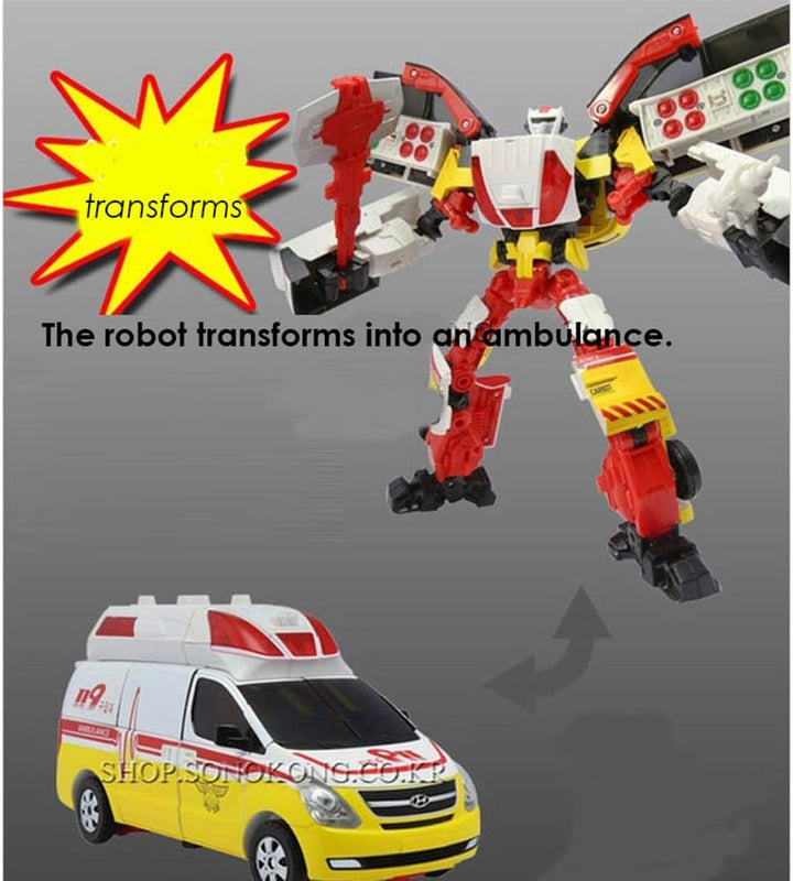 Starex Dandy Rescue Ambulance Transformer Robot Car Figure