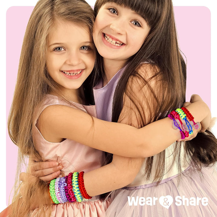 Friendship Bracelet Making Kit for Girls - Crafts for Girl - String Bracelets Maker - Gifts for 8-12 Year Old Kid - Birthday Gift Ideas & Kits Toys Ages 8, 9, 10, 11, 12 - Kids Age 8-12 Olds