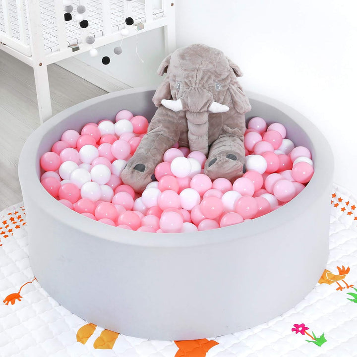 Ball Pit Balls for Toddlers Kids Plastic Balls for Ball-Pit Playpen Pool Baby Pastel Party Decor Fun Shaped Star Bulk 50 100 200 500 1000 Count