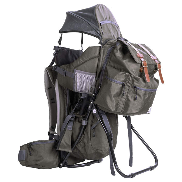 Urban Explorer Child Carrier Hiking Baby Backpack, Olive Green