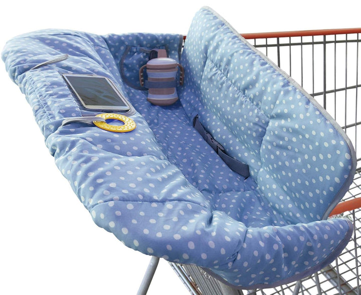 Shopping Cart Cover and High Chair Cover, Pink Dots