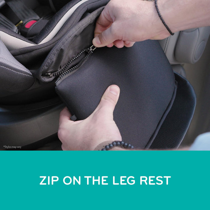 Revolve360 Extend Convertible Car Seat with 360 Degree Rotation, Extended Rear-Facing, Forward-Facing, Booster Mode, and Secure Latch Install, Revere Gray