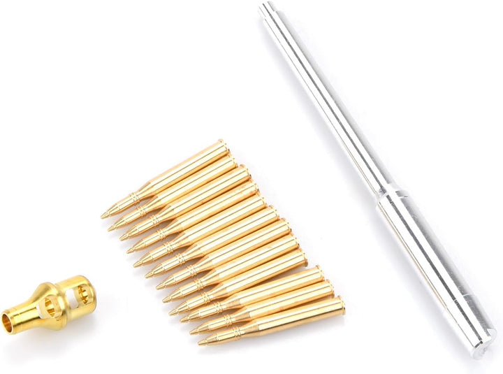 Metal Barrel + Shells Accessories Kit Tank Model Replacement for Tamiya 35216/35227 1/35 German Tiger I Tank Parts