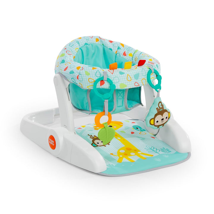 Learn-To-Sit 2-Position Baby Floor Seat with Toys, Unisex, 4-12 Months, Purple Paradise