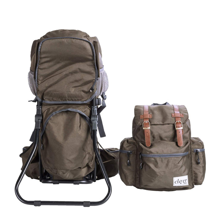 Urban Explorer Child Carrier Hiking Baby Backpack, Olive Green