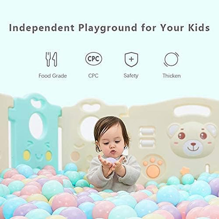 Ball Pit Balls for Toddlers, BPA Free Crush Proof Plastic Toy Balls for Ball Pit, Children'S Pool Water Toys, Macaron Ocean Balls for Play Tent 2.15 Inch Pack of 100…