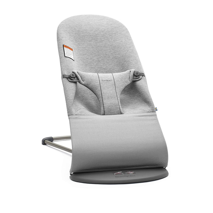 Bouncer Bliss, Sand Gray, Woven, Classic Quilt | 2-In-1 Adjustable Baby Bouncer Seat and Toddler Chair, Newborn to Toddler (8-29 Lbs), 4 Positions, Lightweight & Portable