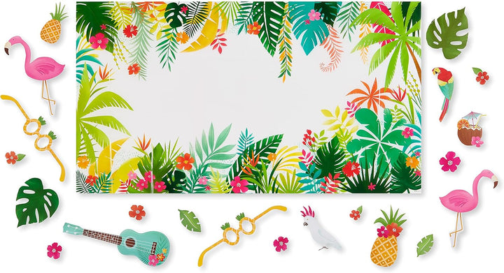 Tropical Luau Party Supplies for Bbqs and All Summer Parties, Dinner Plates (36-Count)