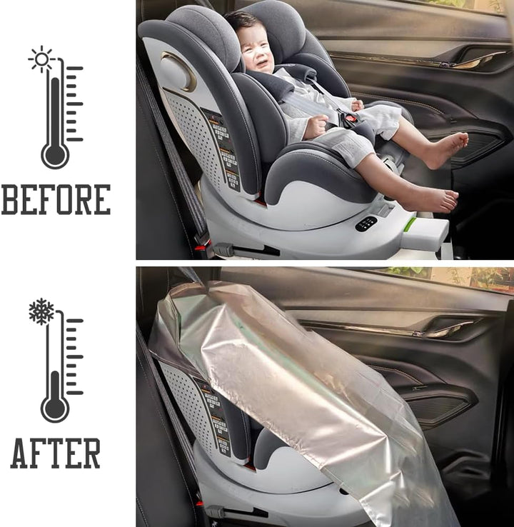 Car Seat Sun Shade Cover Baby Car Seat Cooler Infant Car Seats Heat Protector Keeps Your Toddler Baby Seat at a Cool Temperat