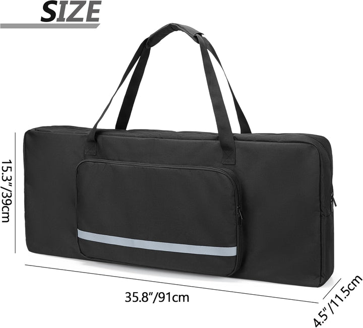 Baby Bouncer Transport Bag, Bouncer Carrier Compatible with Baby Bjorn Bouncer Balance Soft and Bouncer Bliss, Double Zipped Travel Bag with Shoulder Pad, Black