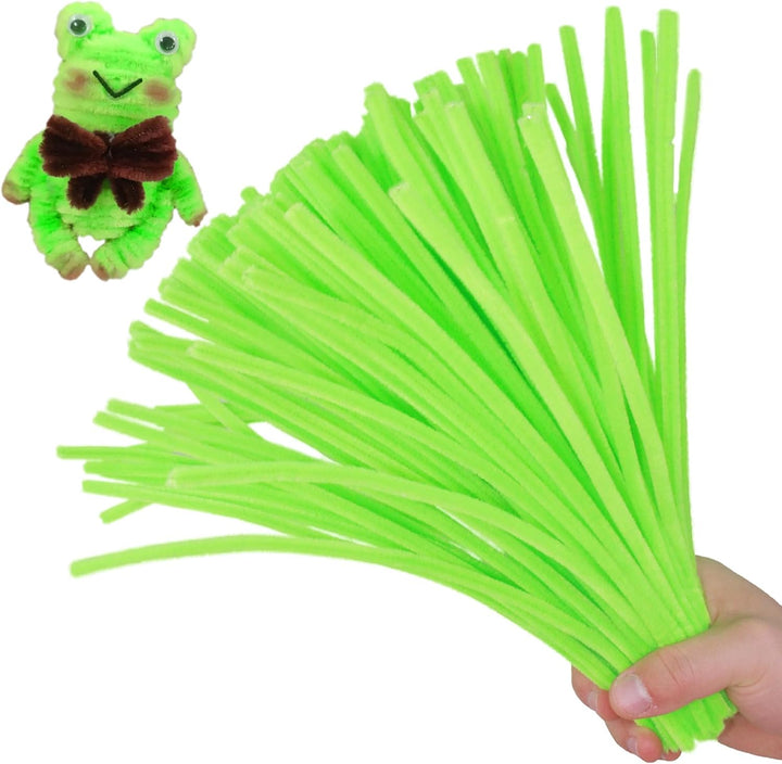 200PCS Pipe Cleaners with Instruction Manual 20 Colors Chenille Stems Bulk Art Craft Supplies Colorful Thick Fluffy Fuzzy Wire Sticks DIY Project for Kids Adults Back to School Supplies