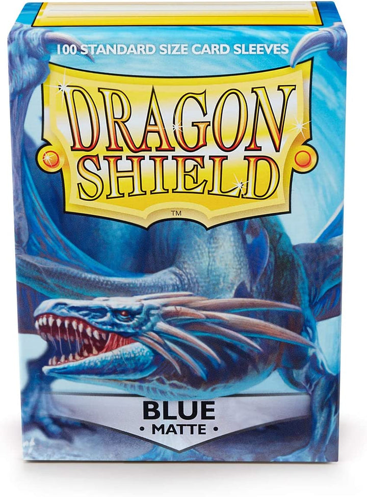 | Standard Size Card Matte Sleeves | 100 CT - Smooth & Tough Premium TCG Sleeves | Compatible with Pokemon, Flesh & Blood, One Piece & Magic the Gathering | Blood Red - Matte