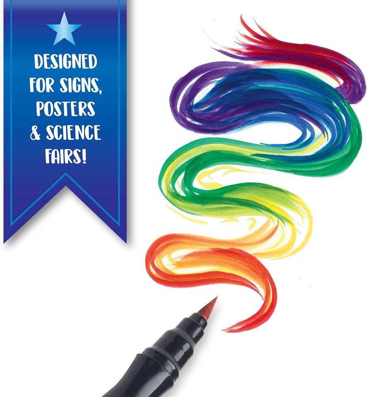 Washable No Drip Paint Brush Pens, Paint Set for Kids, 5 Ct