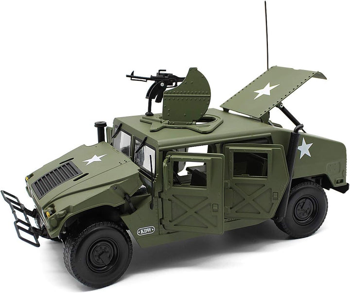 1/18 Scale Model Car Metal Diecast Military Armored Vehicle Battlefield Truck