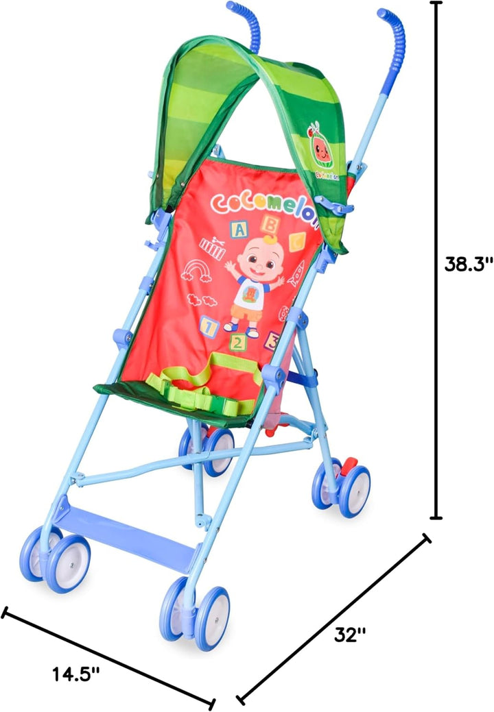 Umbrella Stroller with Canopy, Lightweight and Compact for Travel, 3D Stroller Red