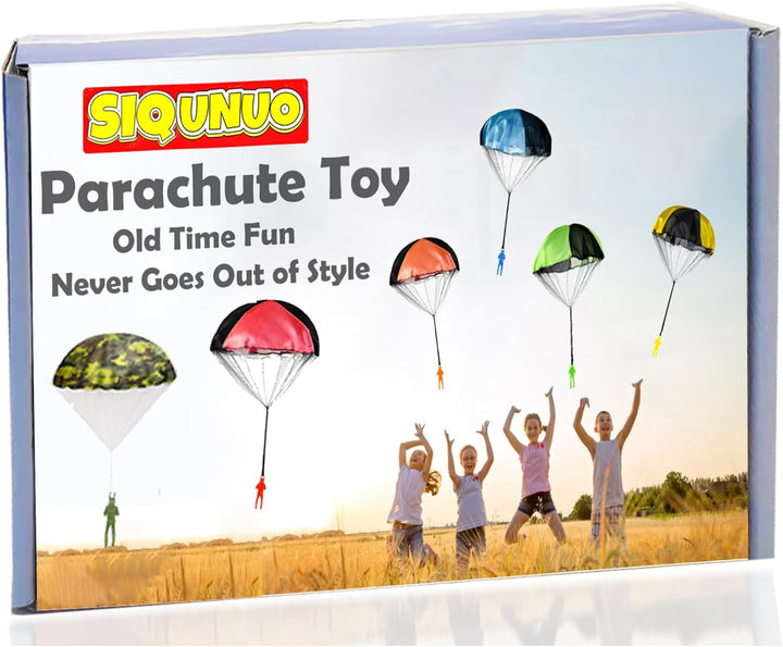 Parachute Toys for Kids, 6 Pack Tangle Free Outdoor Toys, Parachute Men for Kid, Small Toys for Kids Easterday, Halloween, Christmas, Birthday Gift, Unique Holiday Toy List 2025 Top Picks