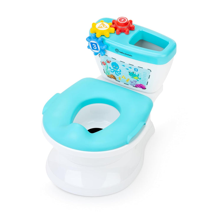 Tinkle and Reveal Tiger Potty Training Toilet, Non-Skid Toddler Potty, Removable Bowl, Ages 18+ Months
