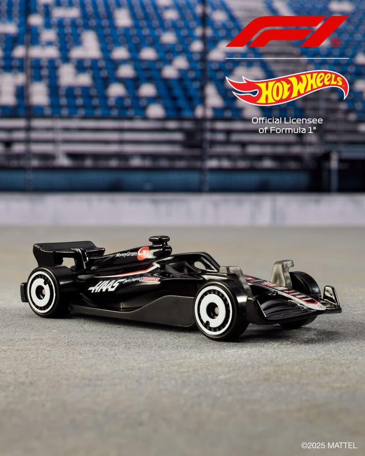 Toy Cars Formula 1 5-Pack, Set of 5 1:64 Scale Die-Cast Vehicles Featuring F1 Racing Team Decos, Collectible Race Cars